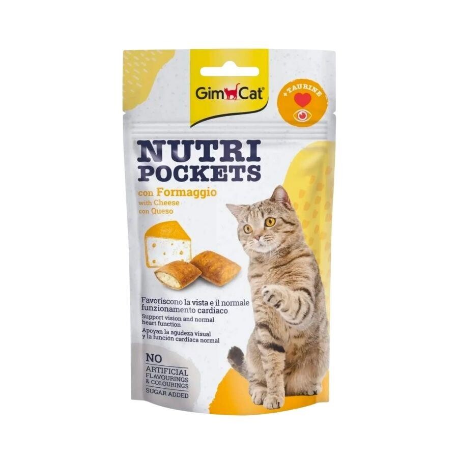Gimcat Nutripockets Kedi Ödül Peynir Taurin 60 GR | SRC: Barcode: 4002064400716